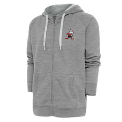 Adult Throwback Logo Victory Full-Zip Hoodie - Cleveland Browns