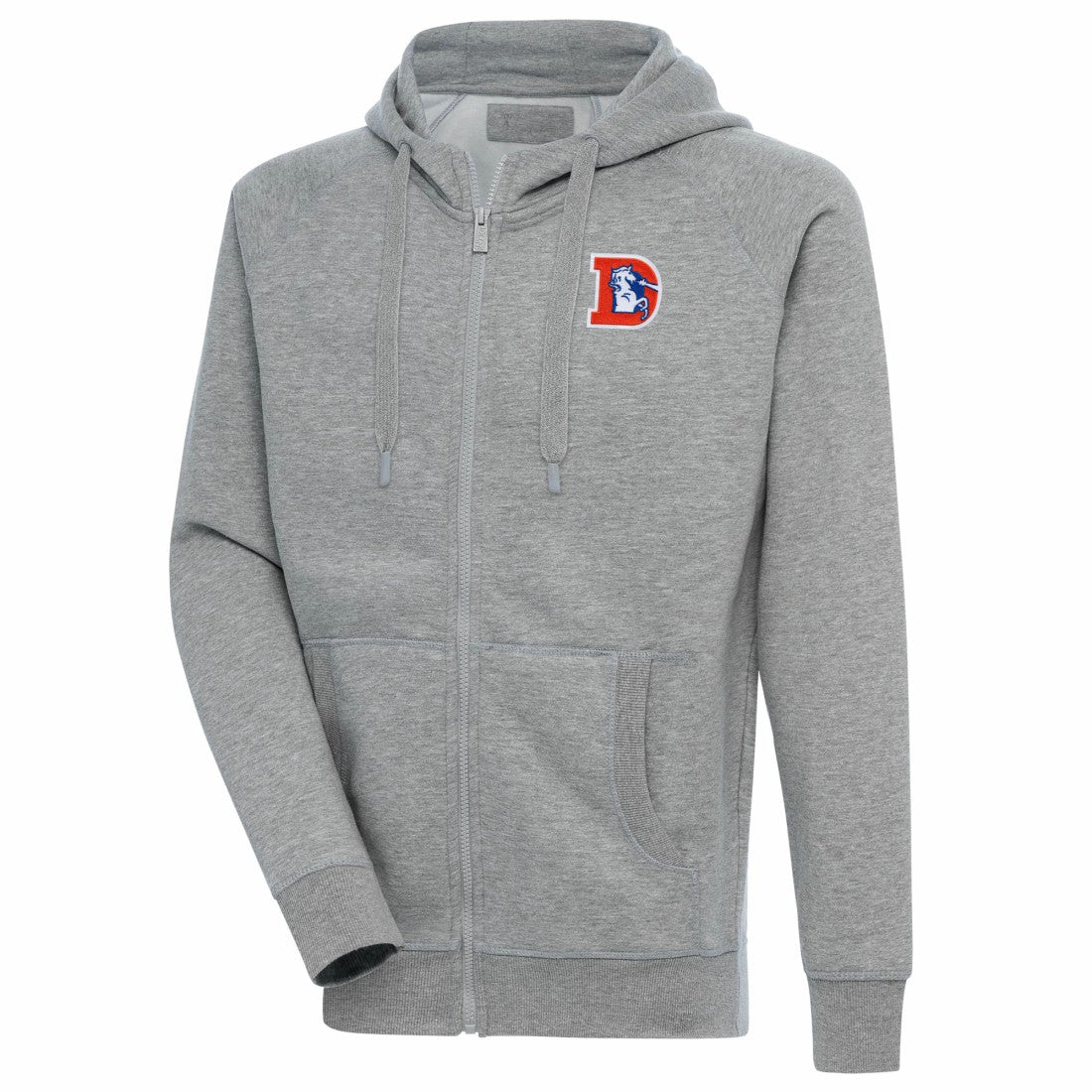 Adult Throwback Logo Victory Full-Zip Hoodie - Denver Broncos