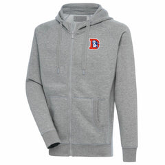Adult Throwback Logo Victory Full-Zip Hoodie - Denver Broncos