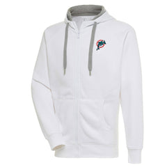 Adult Throwback Logo Victory Full-Zip Hoodie - Miami Dolphins