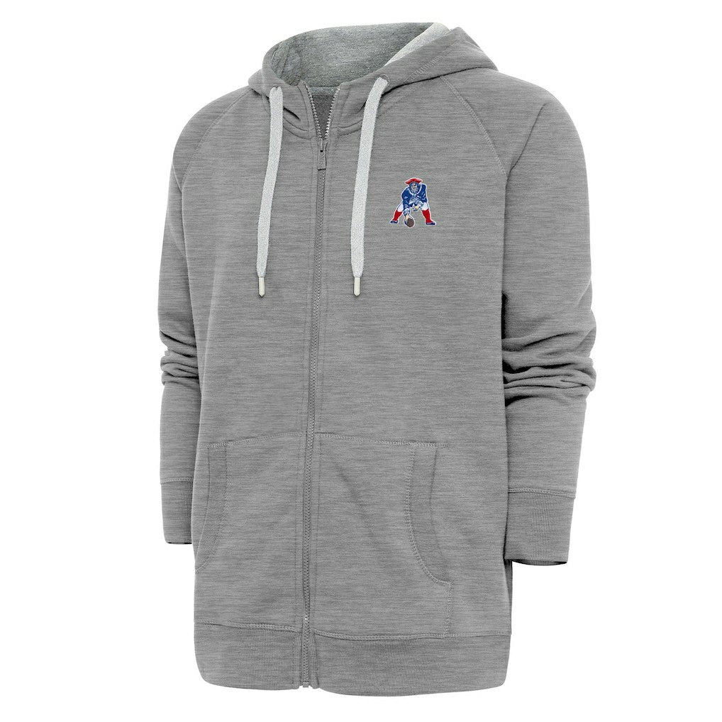 Adult Throwback Logo Victory Full-Zip Hoodie - New England Patriots