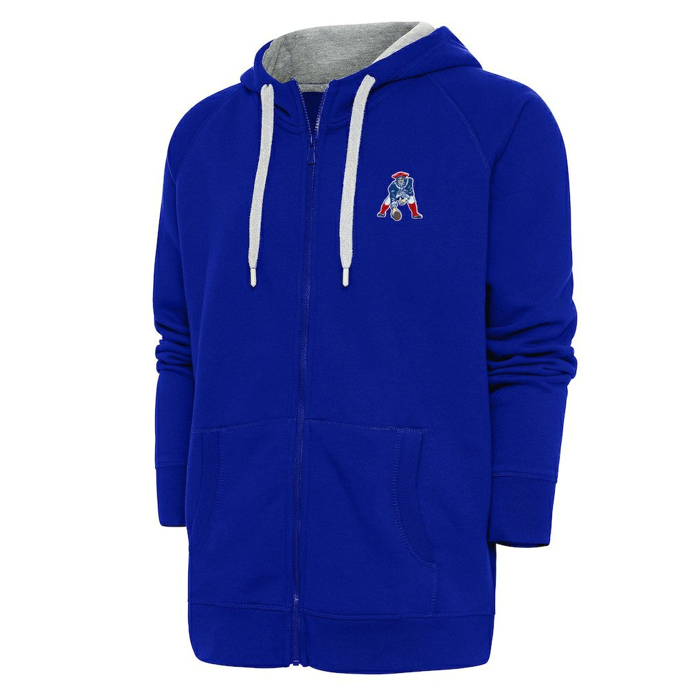 Adult Throwback Logo Victory Full-Zip Hoodie - New England Patriots