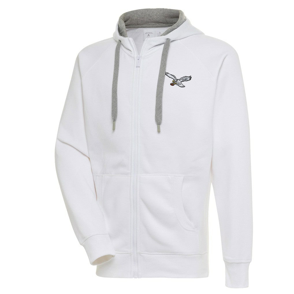 Adult Throwback Logo Victory Full-Zip Hoodie - Philadelphia Eagles