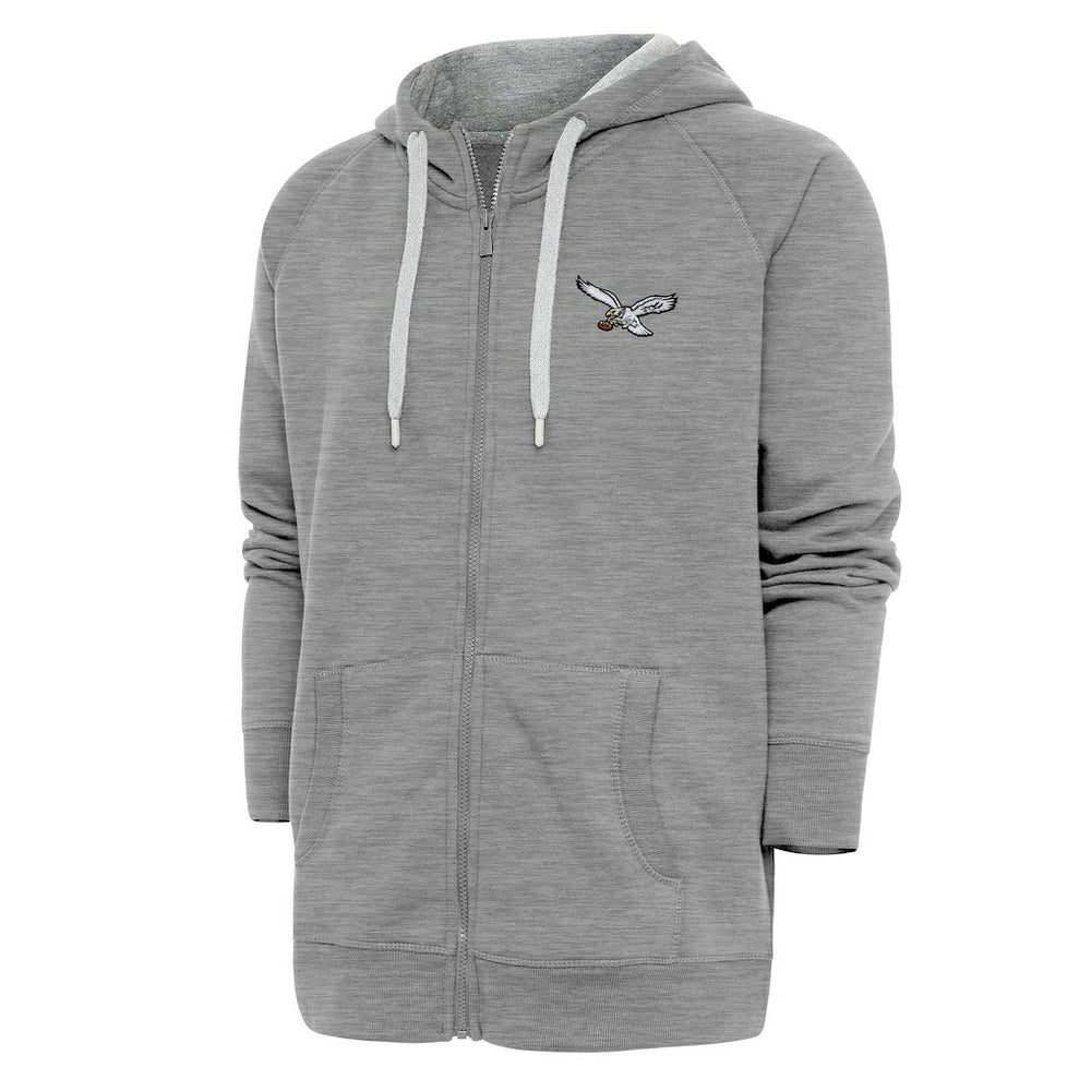 Adult Throwback Logo Victory Full-Zip Hoodie - Philadelphia Eagles