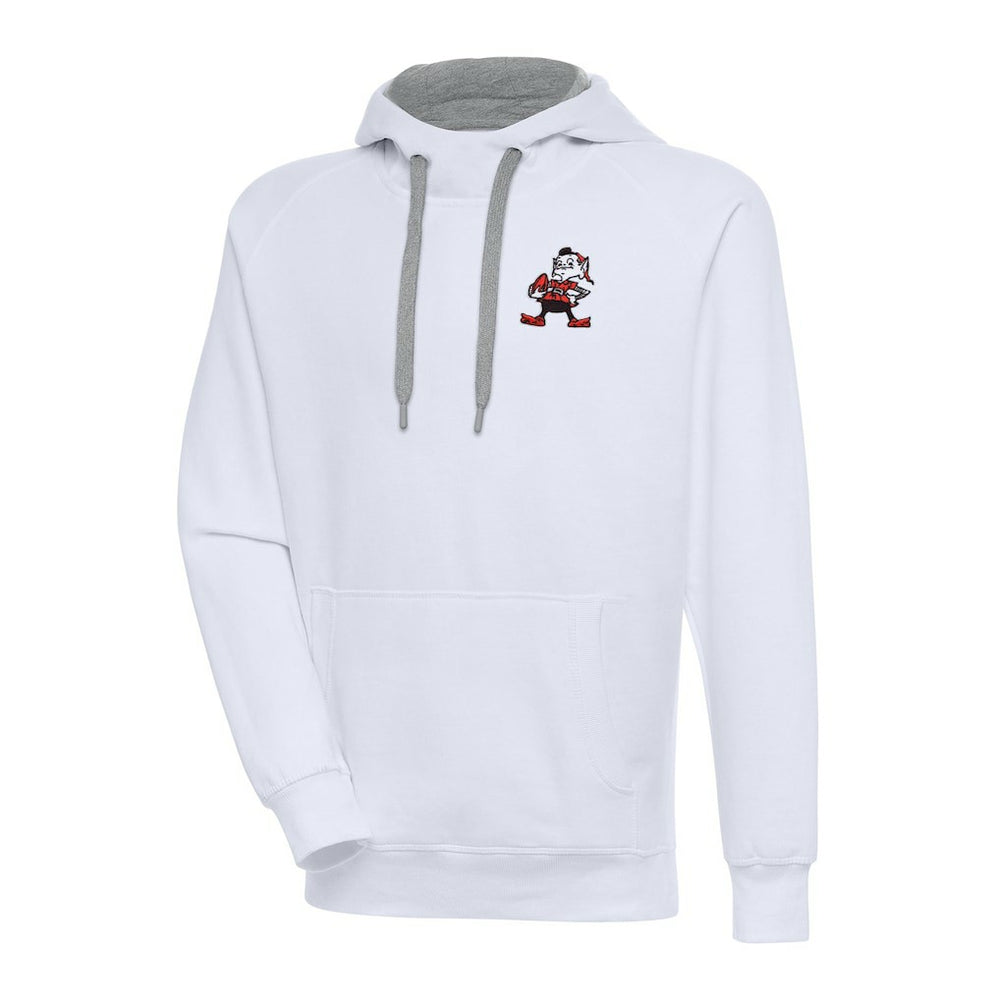 Adult Throwback Logo Victory Pullover Hoodie - Cleveland Browns