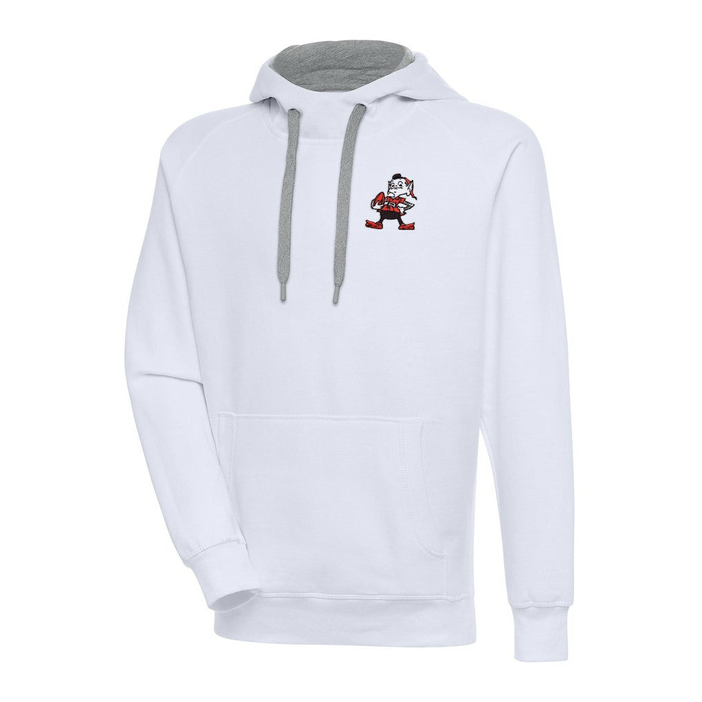 Adult Throwback Logo Victory Pullover Hoodie - Cleveland Browns
