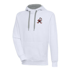 Adult Throwback Logo Victory Pullover Hoodie - Cleveland Browns