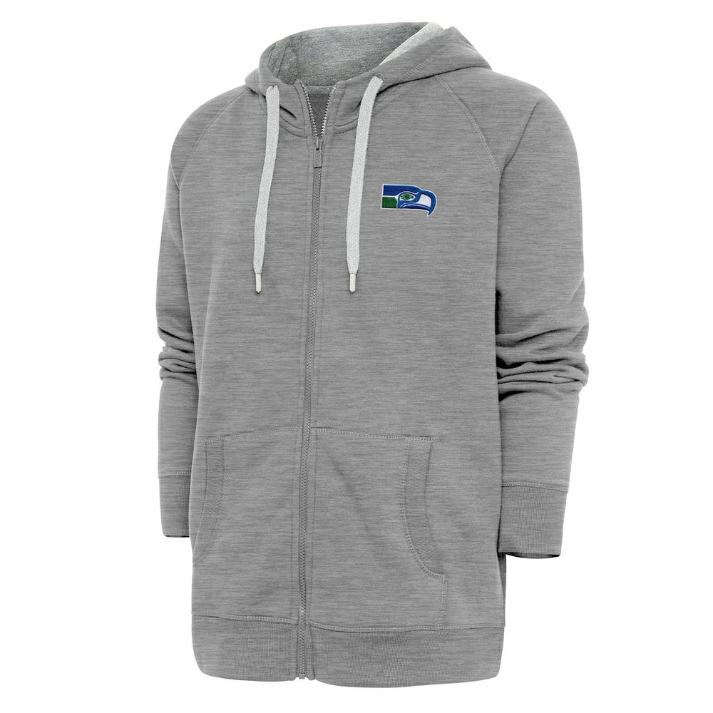 Adult Throwback Logo Victory Full-Zip Hoodie - Seattle Seahawks
