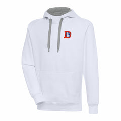 Adult Throwback Logo Victory Pullover Hoodie - Denver Broncos