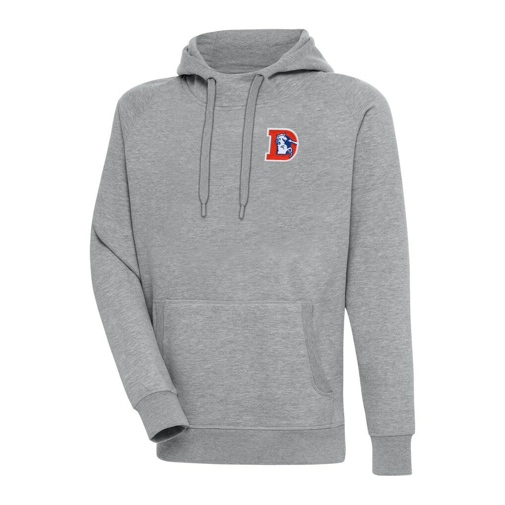 Adult Throwback Logo Victory Pullover Hoodie - Denver Broncos