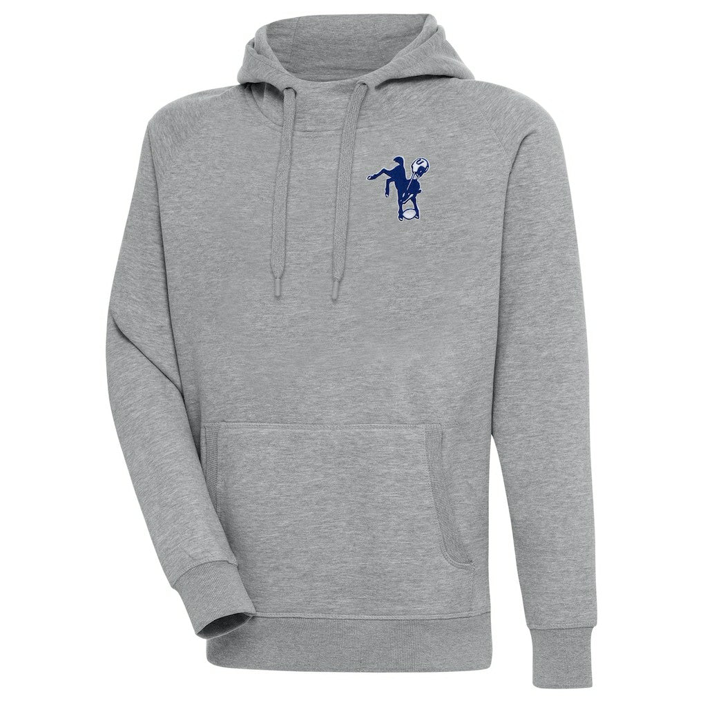 Adult Throwback Logo Victory Pullover Hoodie - Indianapolis Colts