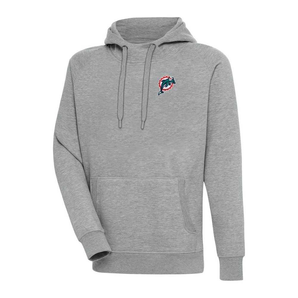 Adult Throwback Logo Victory Pullover Hoodie - Miami Dolphins