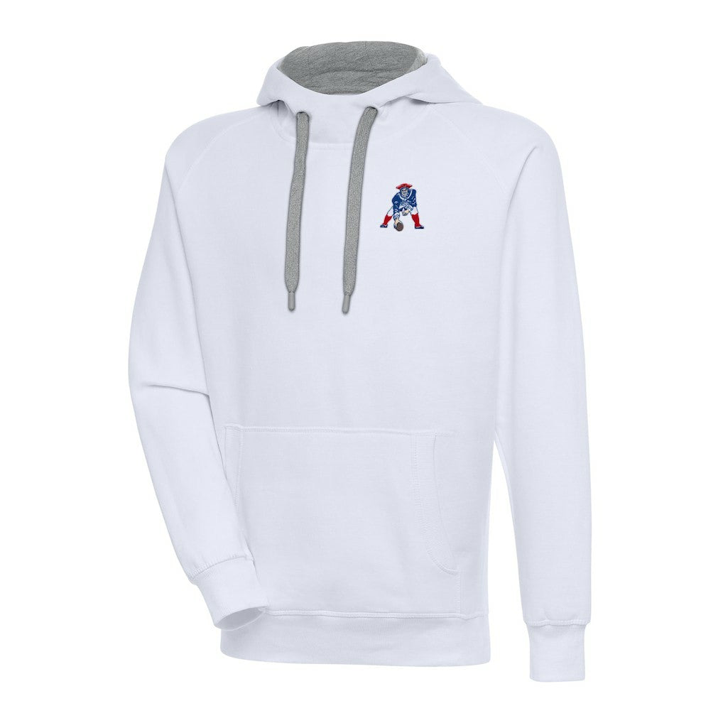Adult Throwback Logo Victory Pullover Hoodie - New England Patriots