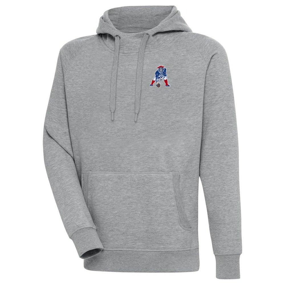 Adult Throwback Logo Victory Pullover Hoodie - New England Patriots