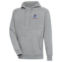 Adult Throwback Logo Victory Pullover Hoodie - New England Patriots