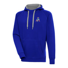 Adult Throwback Logo Victory Pullover Hoodie - New England Patriots
