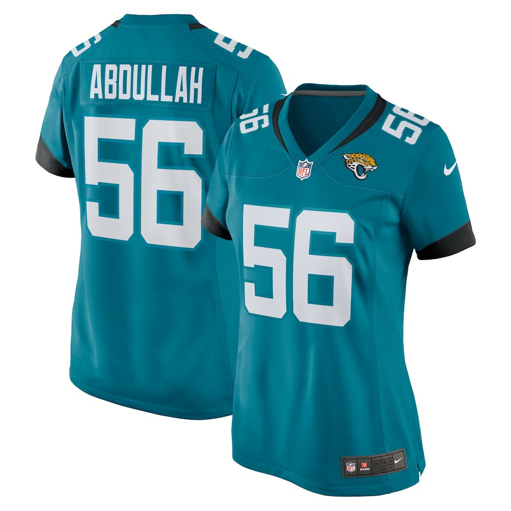 Yasir Abdullah  Women's Team Game Jersey - Jacksonville Jaguars