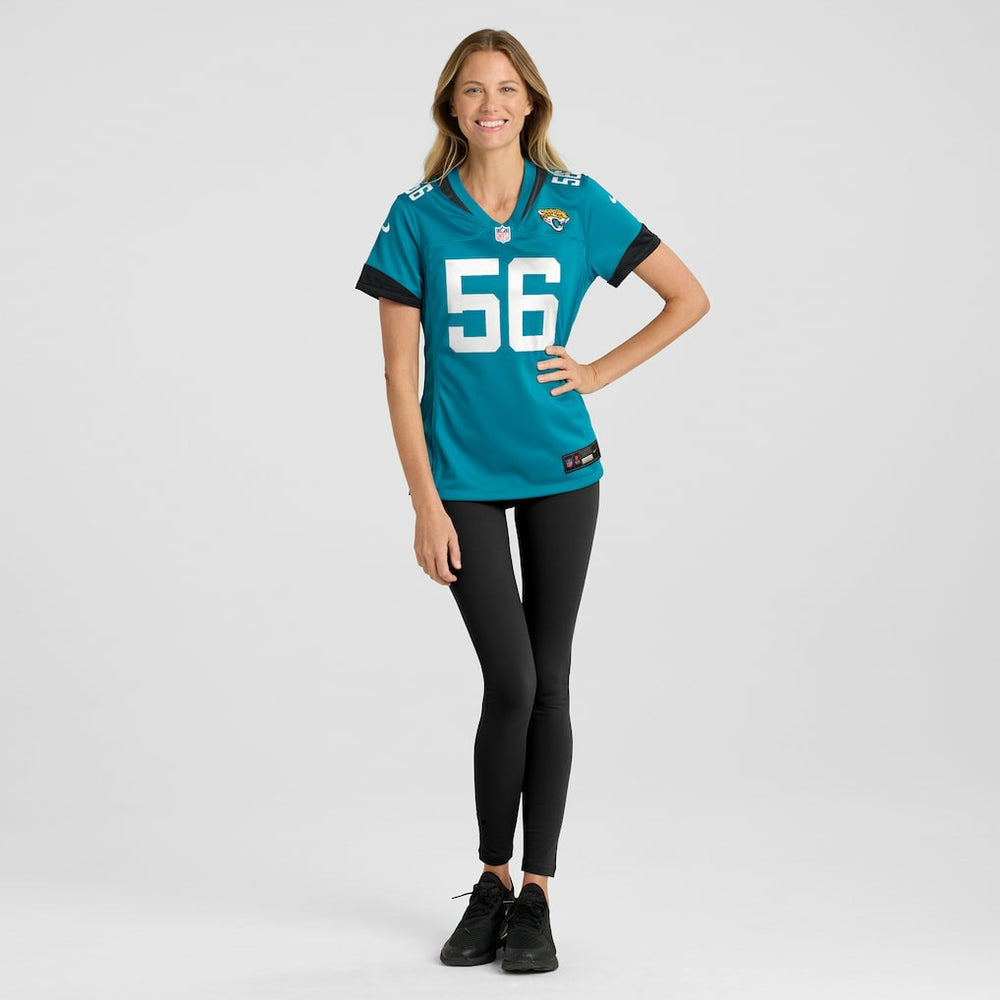 Yasir Abdullah  Women's Team Game Jersey - Jacksonville Jaguars