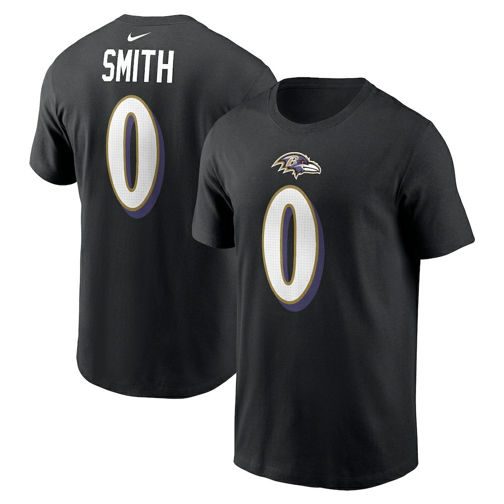 Roquan Smith  Player Name & Number T-Shirt - Baltimore Ravens