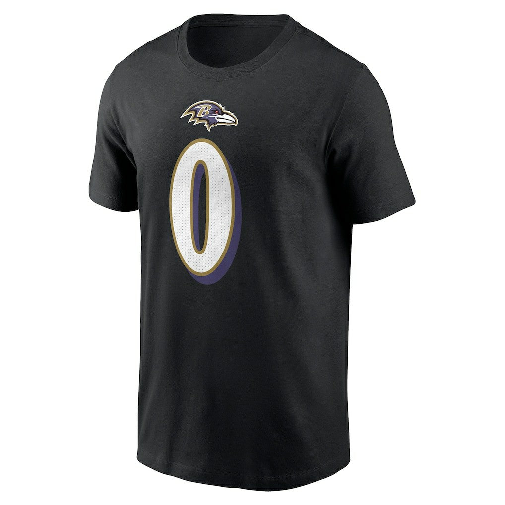 Roquan Smith  Player Name & Number T-Shirt - Baltimore Ravens