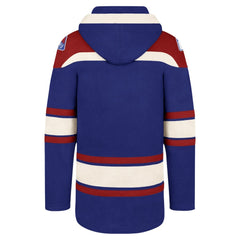NHL Blue New York Rangers '47 Big & Tall Superior Lacer Pullover Hoodie