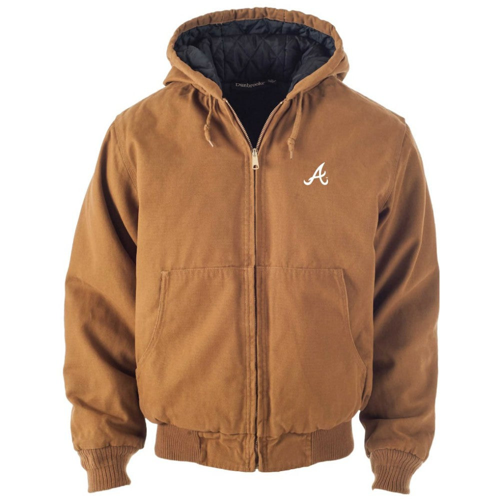 MLB Atlanta Braves Dunbrooke Dakota Work Full-Zip Hoodie Jacket