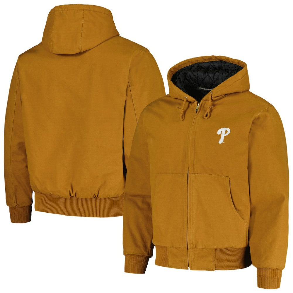 MLB Philadelphia Phillies Dunbrooke Dakota Work Full-Zip Hoodie Jacket