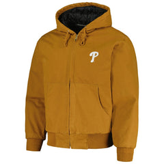 MLB Philadelphia Phillies Dunbrooke Dakota Work Full-Zip Hoodie Jacket