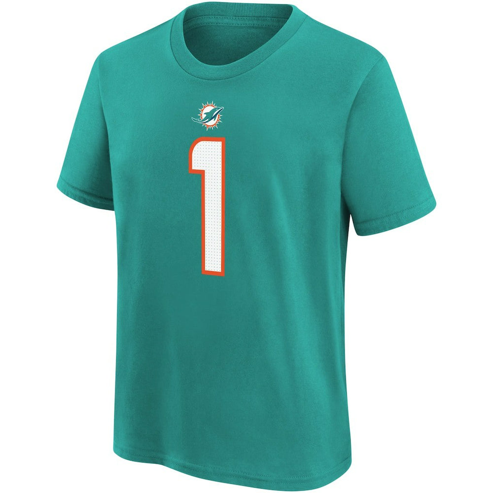 Tua Tagovailoa  Preschool Player Name & Number T-Shirt - Miami Dolphins