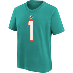 Tua Tagovailoa  Youth Player Name & Number T-Shirt - Miami Dolphins