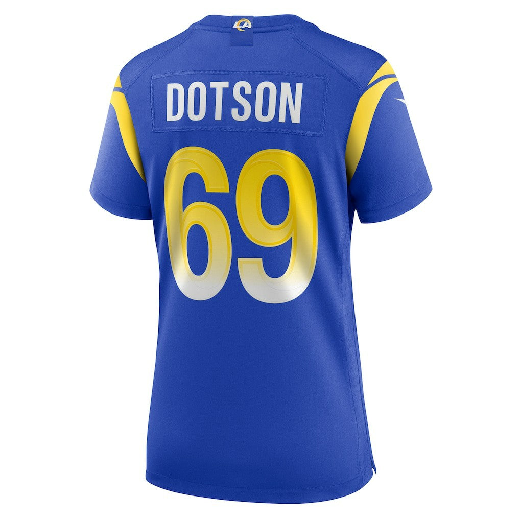 Kevin Dotson  Women's Game Jersey - Los Angeles Rams