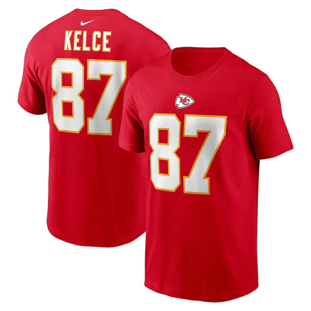 Travis Kelce  Player Name & Number T-Shirt - Kansas City Chiefs