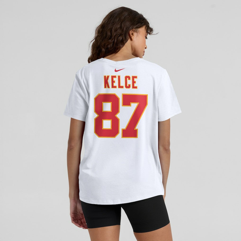 Travis Kelce  Women's Player Name & Number T-Shirt - Kansas City Chiefs