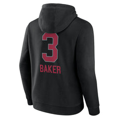 Budda Baker  Team Wordmark Player Name & Number Pullover Hoodie - Arizona Cardinals