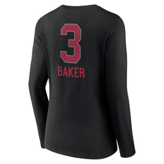 Budda Baker  Women's Team Wordmark Player Name & Number Long Sleeve V-Neck T-Shirt - Arizona Cardinals