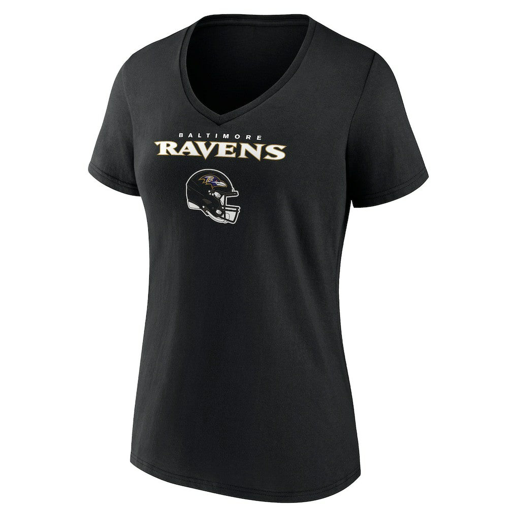 Zay Flowers  Women's Team Wordmark Player Name & Number V-Neck T-Shirt - Baltimore Ravens
