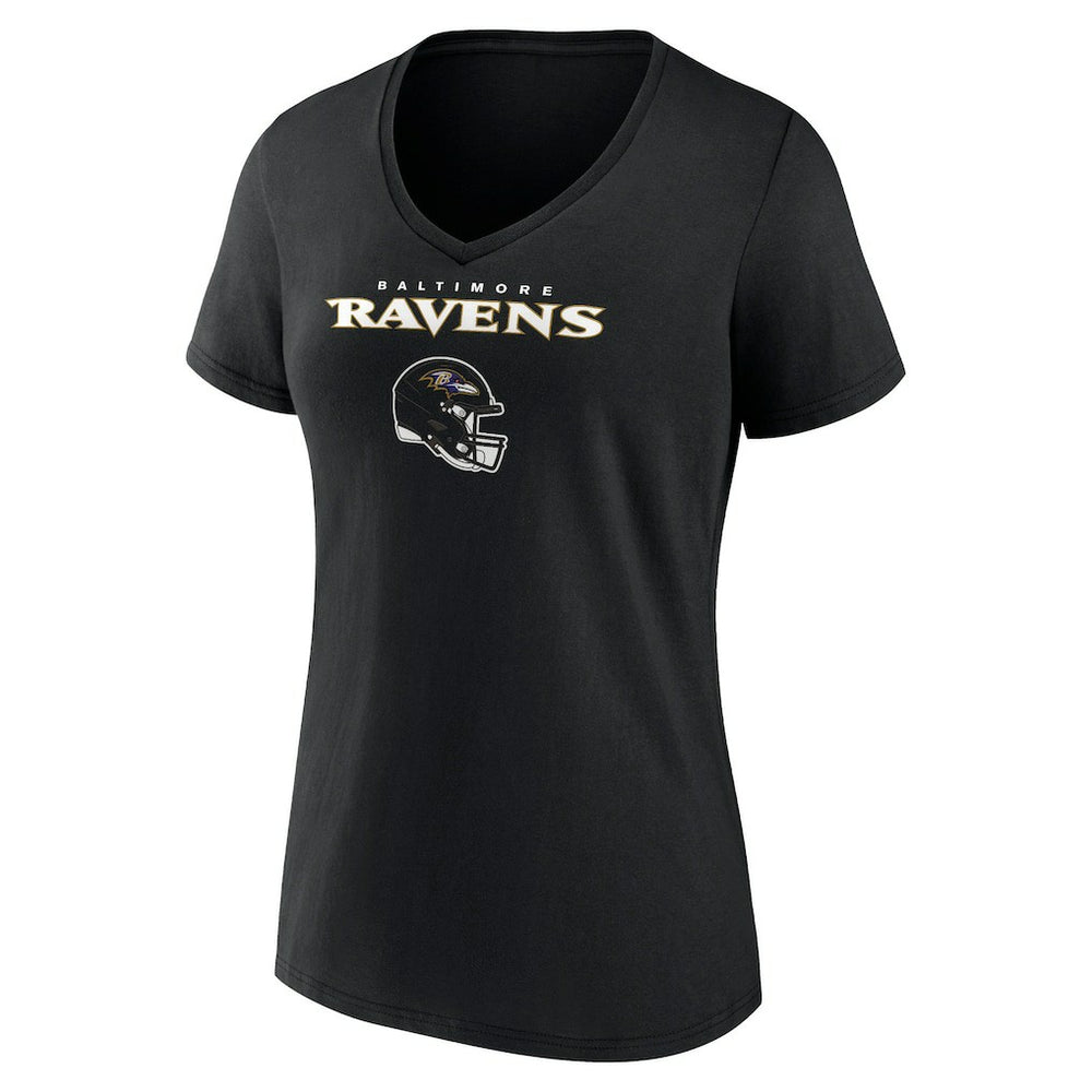 Zay Flowers  Women's Team Wordmark Player Name & Number V-Neck T-Shirt - Baltimore Ravens