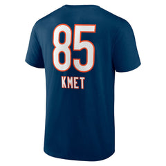Cole Kmet  Team Wordmark Player Name & Number T-Shirt - Chicago Bears