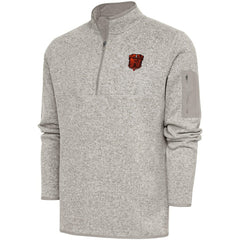 Antigua Fortune Quarter-Zip Pullover Jacket - Cleveland Browns
