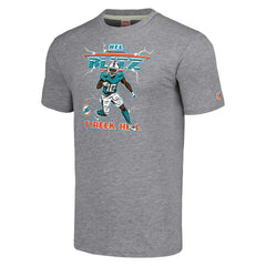 Tyreek Hill  Homage Unisex NFL Blitz Player Tri-Blend T-Shirt - Miami Dolphins