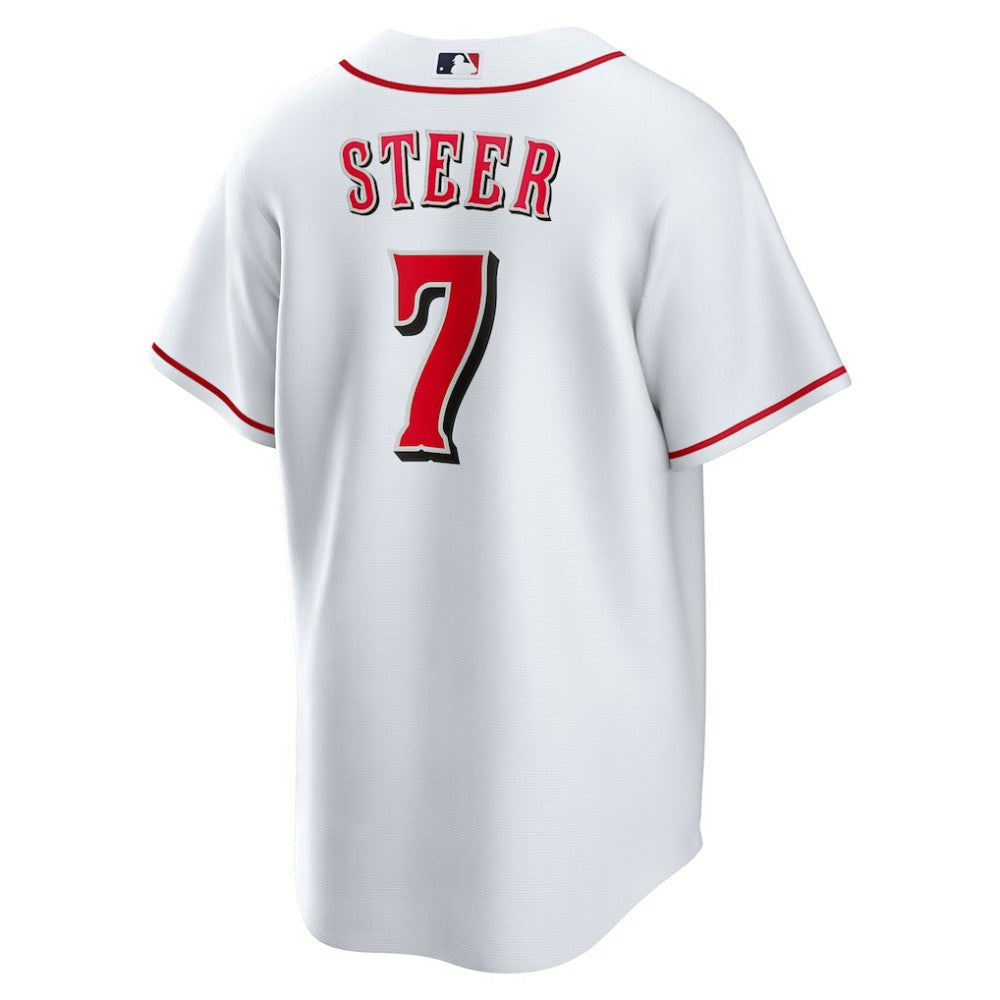 MLB Spencer Steer Cincinnati Reds Nike Home Replica Jersey