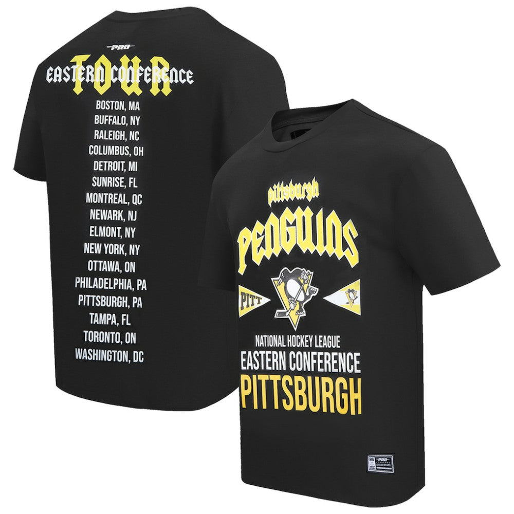 NHL Black Pittsburgh Penguins Pro Standard City Tour T-Shirt