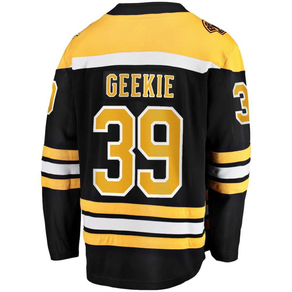 NHL Black Morgan Geekie Boston Bruins Fanatics Home Breakaway Jersey