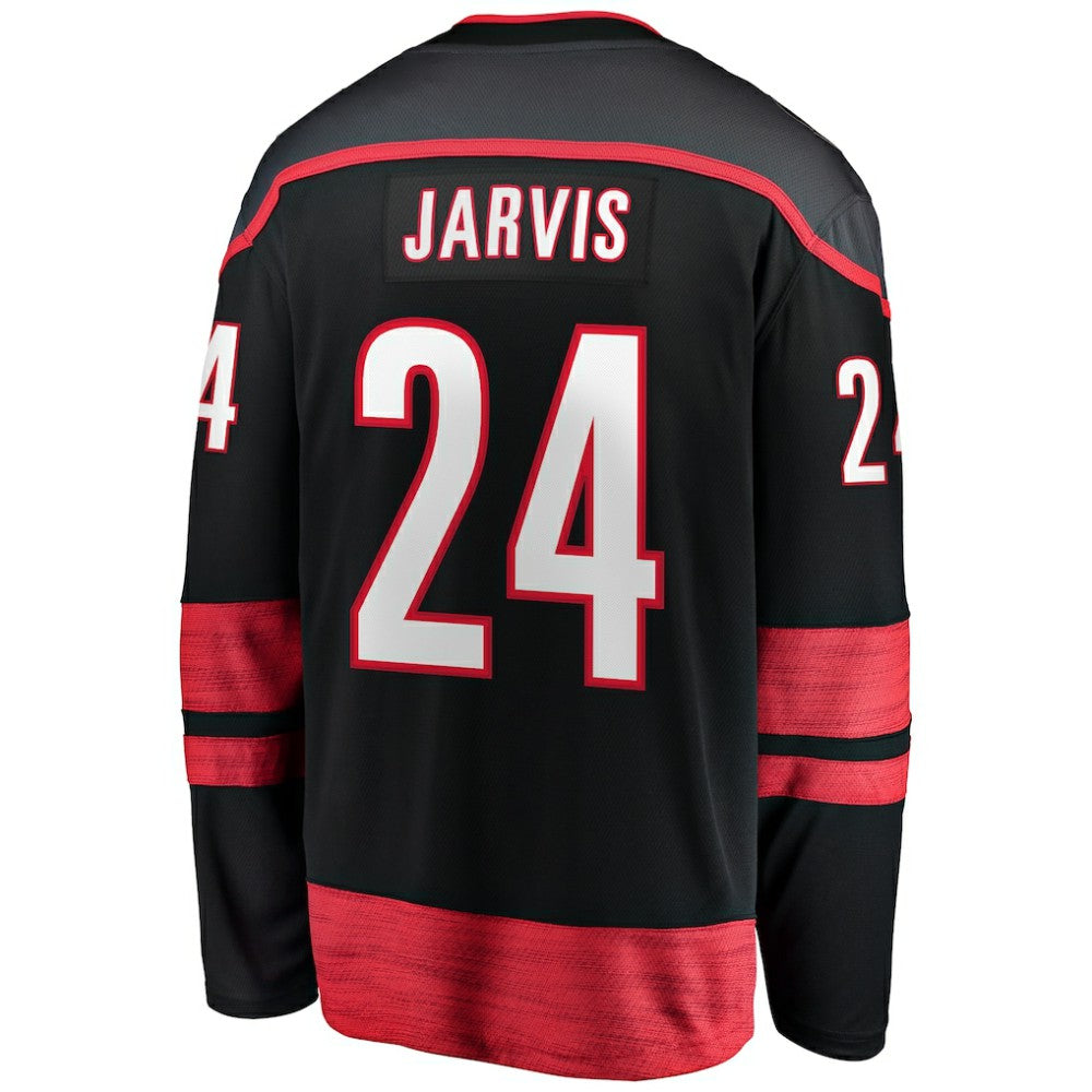 NHL Black Seth Jarvis Carolina Hurricanes Fanatics Home Breakaway Jersey
