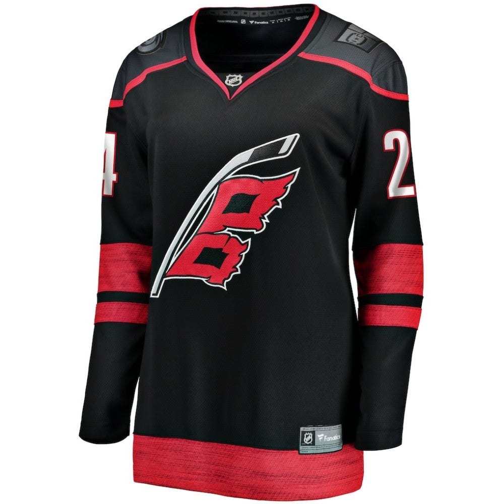 NHL Black Seth Jarvis Carolina Hurricanes Fanatics Women's Home Breakaway Player Jersey