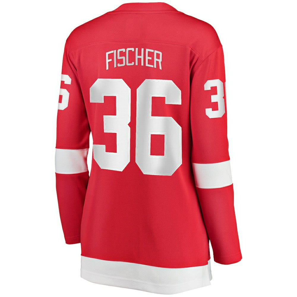 NHL Red Christian Fischer Detroit Red Wings Fanatics Women's Home Breakaway Player Jersey