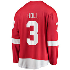NHL Red Justin Holl Detroit Red Wings Fanatics Home Breakaway Jersey