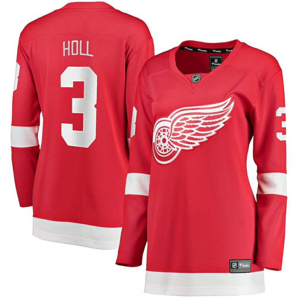 NHL Red Justin Holl Detroit Red Wings Fanatics Women's Home Breakaway Player Jersey