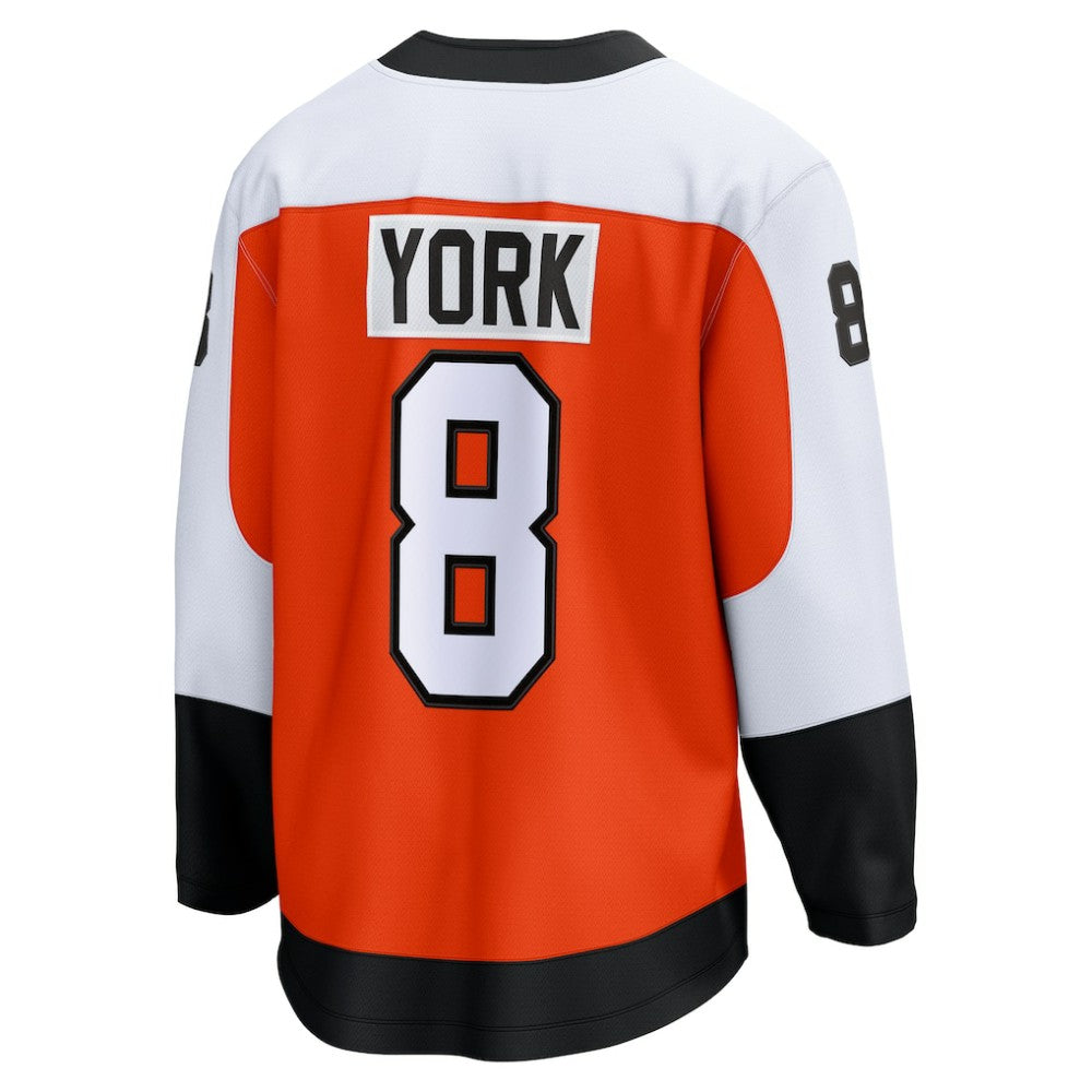 NHL Orange Cam York Philadelphia Flyers Fanatics Home Breakaway Jersey