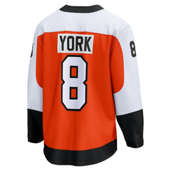 NHL Orange Cam York Philadelphia Flyers Fanatics Home Breakaway Jersey